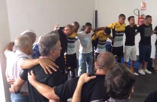 Criciúma divulga vídeo com bastidores da partida contra o Marcílio Dias