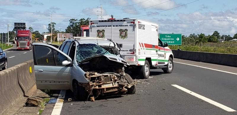 Motorista morre em acidente na BR-101 em Santa Rosa do Sul