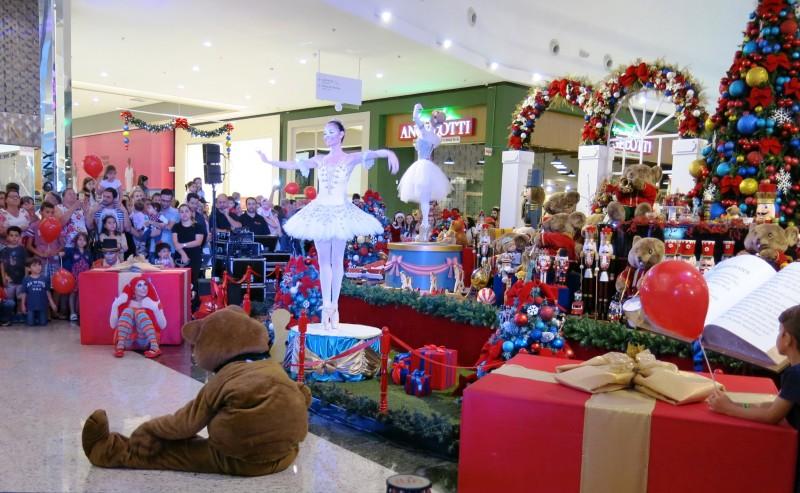 Espetáculo de Natal do Nações Shopping conta a história do Quebra Nozes