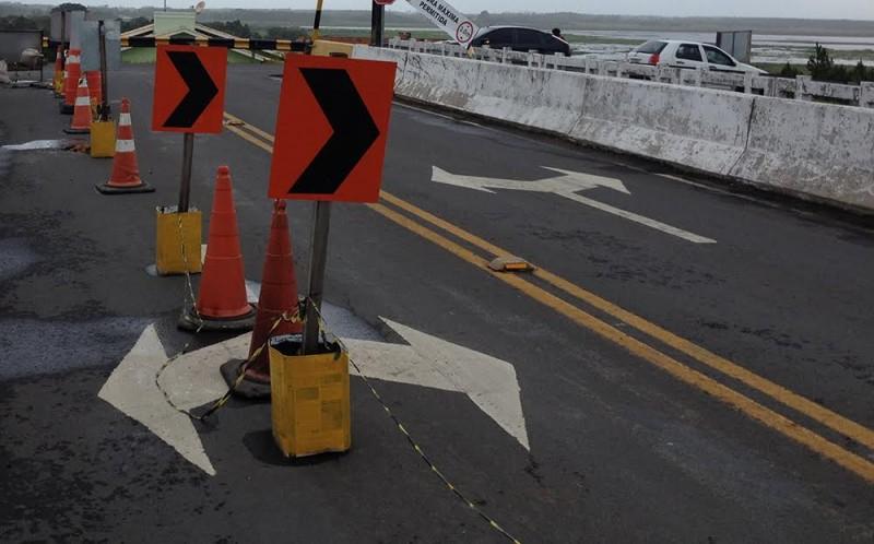 Atenção para restrição de tráfego em viaduto de Sombrio