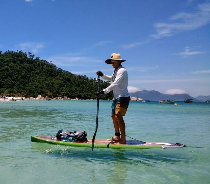 Criciumense é o primeiro a dar a volta na ilha de Floripa com Stand Up Padle  