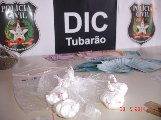 Cinco são presos por tráfico de drogas em Tubarão