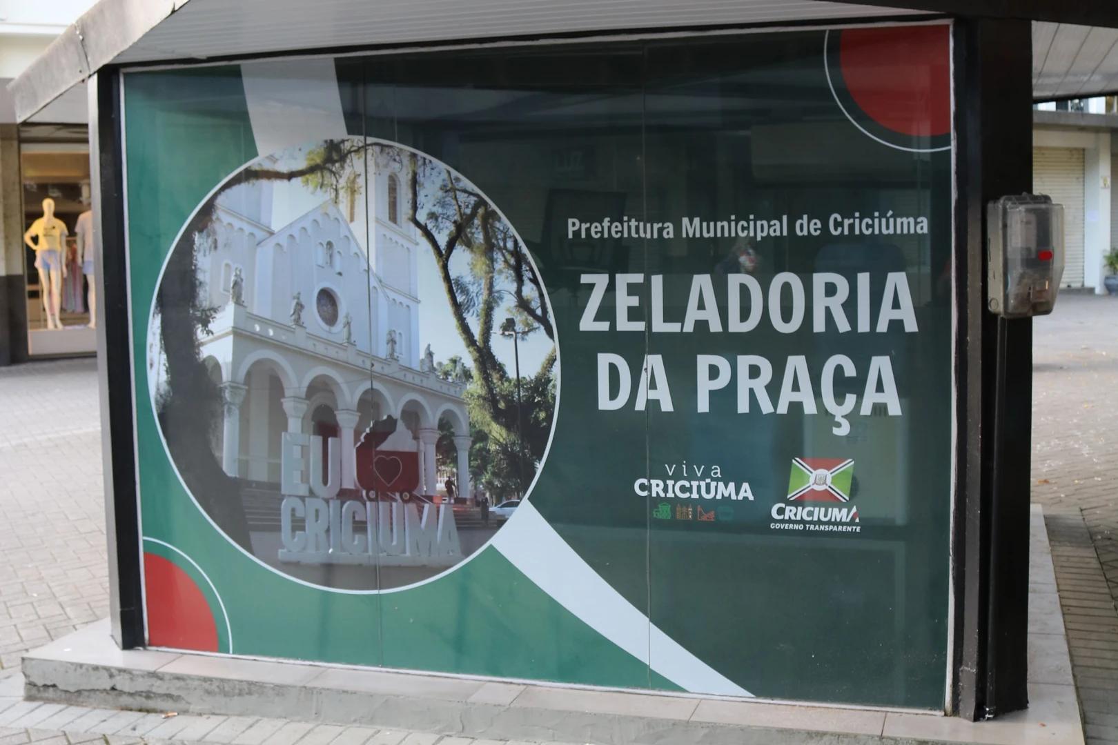 Praça Nereu Ramos passa a contar com zeladoria para reforçar a segurança