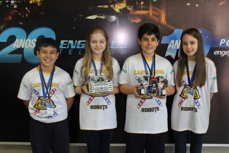 Alunos de Criciúma participam de evento nacional de robótica