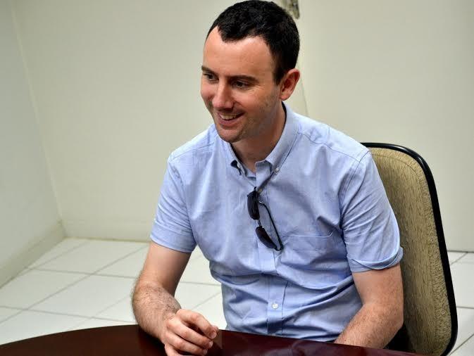 Um pesquisador irlandês na Unesc