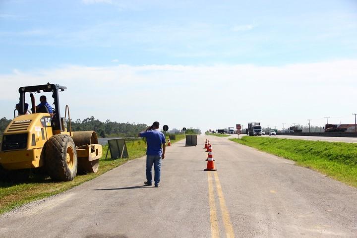 DNIT/SC retoma trabalhos na BR-101 nesta segunda-feira