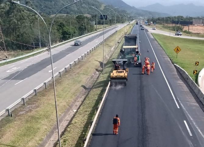Confira o cronograma semanal de obras no trecho Sul da BR-101