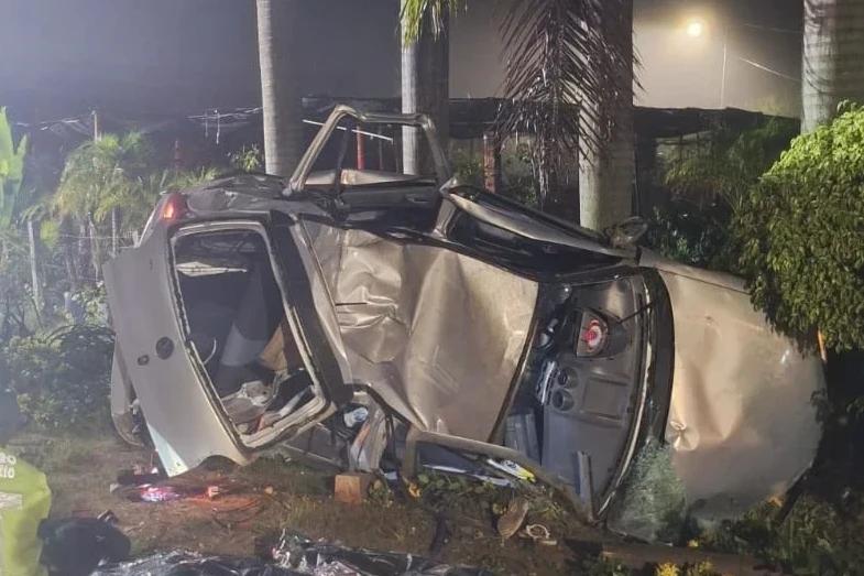 Duas mulheres morrem em saída de pista na SC-108 em Braço do Norte