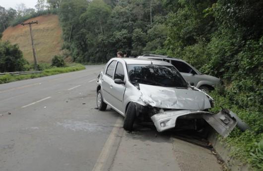 Óleo na pista provoca dois acidentes em Siderópolis