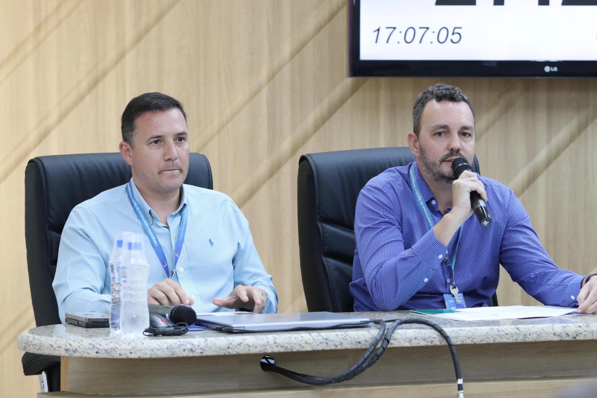 Representantes da Casan expõem dificuldades e planos na Câmara de Criciúma