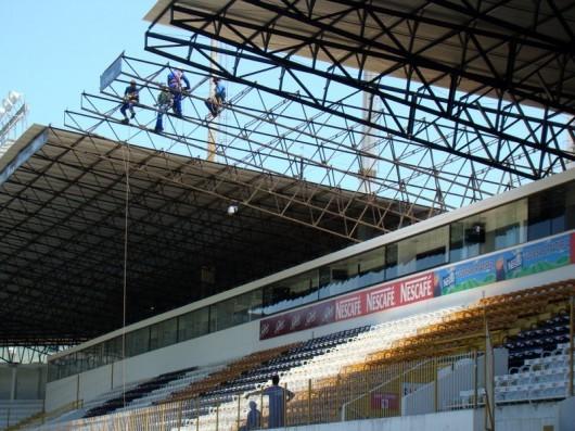 Depois da estreia, obras continuam no Majestoso