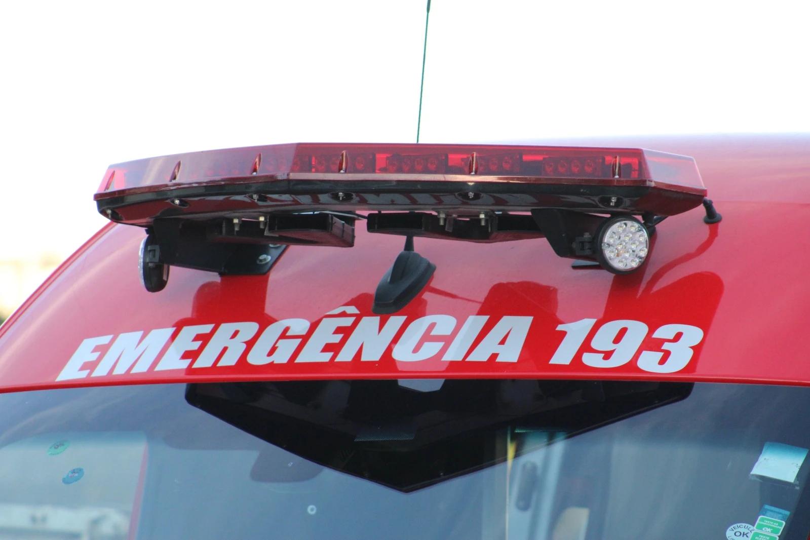 Jovem fica ferido após acidente com motocicleta