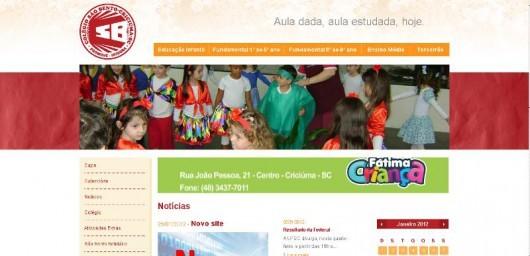Novo ano letivo, novo site para o Colégio São Bento