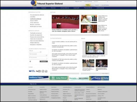 Novo site do TSE entra no ar nesta segunda-feira 