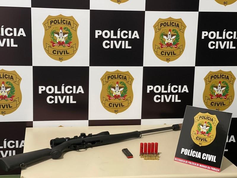 Polícia Civil apreende arma de fogo em Morro da Fumaça