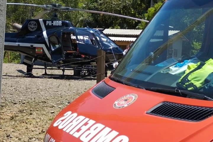 Duas pessoas ficam feridas após acidente de trânsito em Morro Grande
