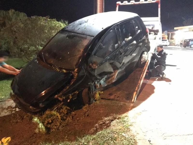 Colisão em redutor de velocidade é registrada no município de Tubarão
