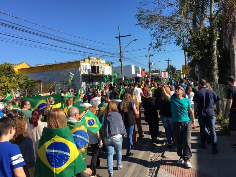 Comércio do Rio Maina fechado em apoio aos caminhoneiros