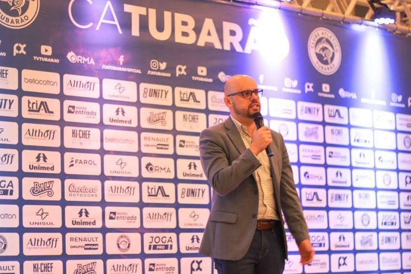 Atlético Tubarão confirma a renúncia do presidente Luiz Henrique Martins 