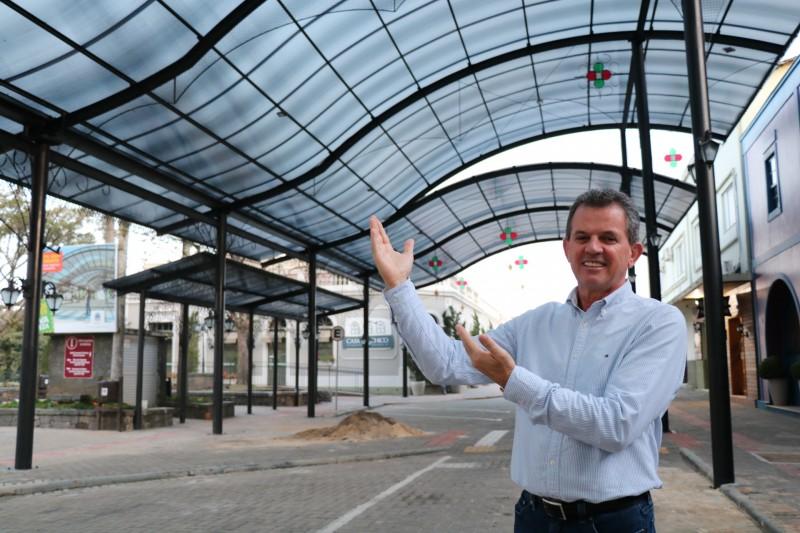 Inauguração da Rua Coberta em Nova Veneza será realizada nesta sexta-feira 
