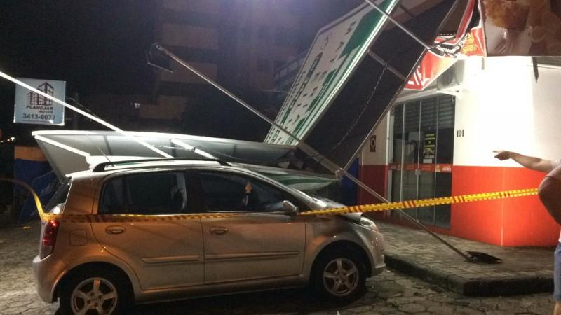 Temporal atinge Criciúma e causa transtorno aos moradores 