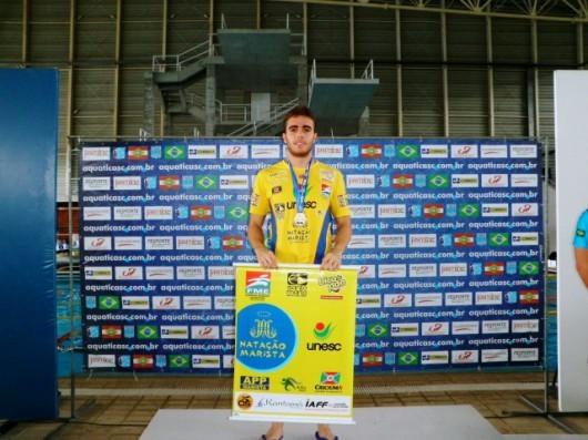 Nadador criciumense é hepta campeão brasileiro de natação