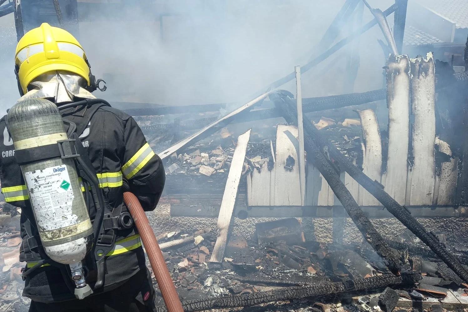 Morador é preso suspeito de atear fogo em casa