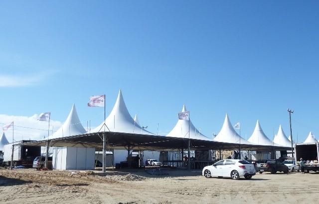 Tudo pronto para o início da Arrancada de Caminhões