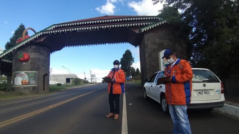 Barreiras Sanitárias serão feitas durante o final de semana