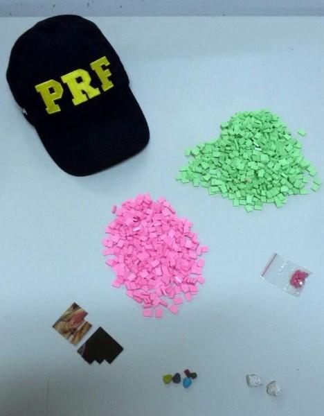 PRF apreende 960 comprimidos de ecstasy e 45 micropontos de LSD