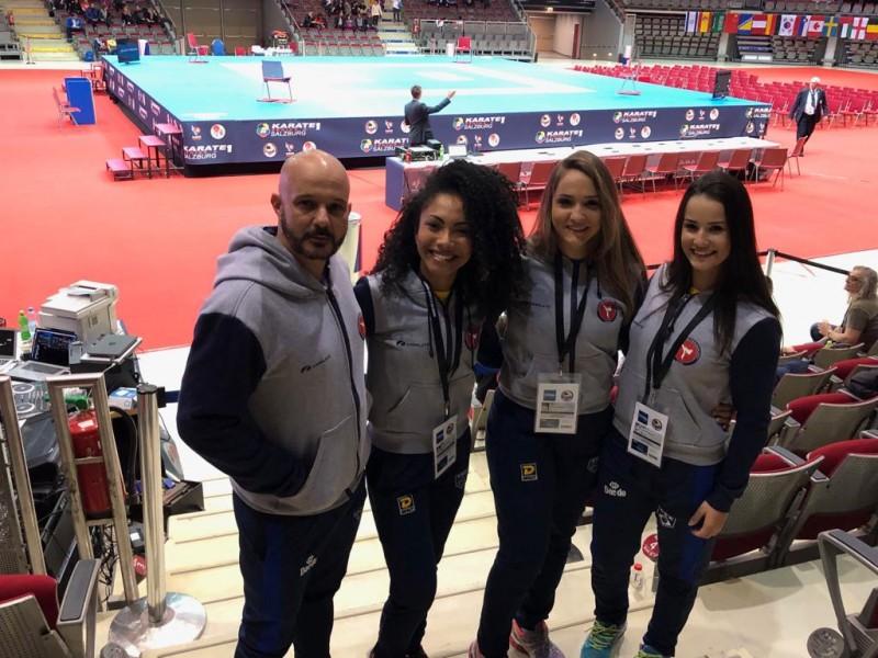Equipe de karatê Team Everaldo/Esucri/FMCE participa de liga mundial na Áustria