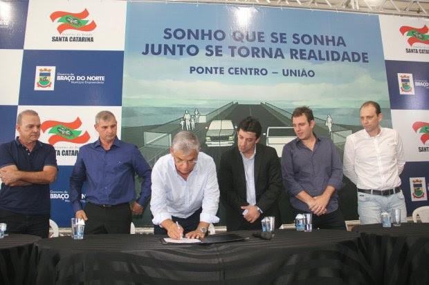 Autorizada licitação para construção de ponte em Braço do Norte