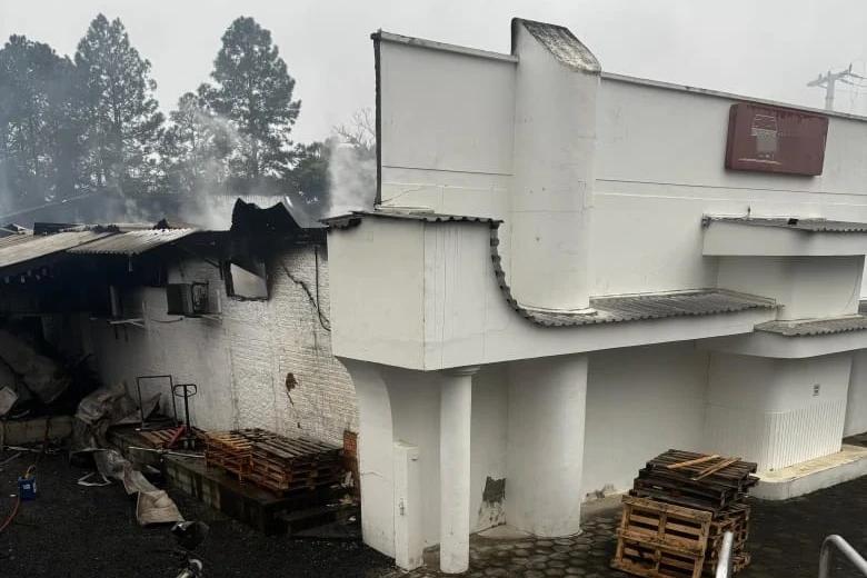 Incêndio atinge fábrica de pão de queijo e rosca de polvilho em Forquilhinha