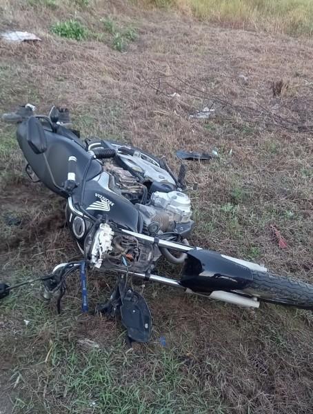 Motociclista fica ferido após colidir com automóvel em Cocal do Sul