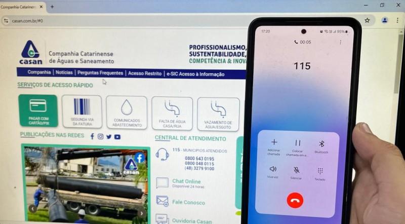 Casan reforça Canais de Atendimento disponíveis aos consumidores