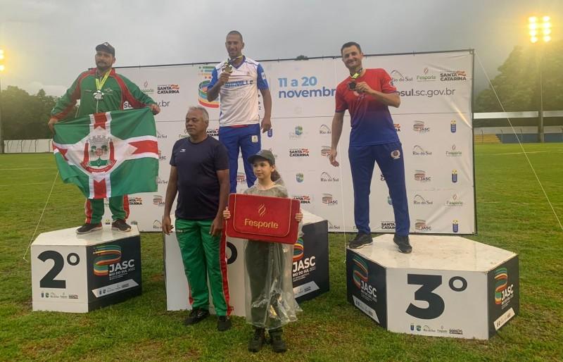 Atleta de Nova Veneza conquista medalha de bronze nos Jogos Abertos