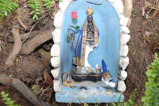 Lauro Müller: imagem de Nossa Senhora Aparecida é alvo de vandalismo