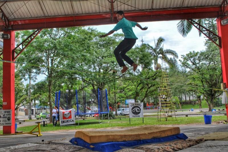 Manobras radicais marcam a primeira edição do PFCE Mult Slackline