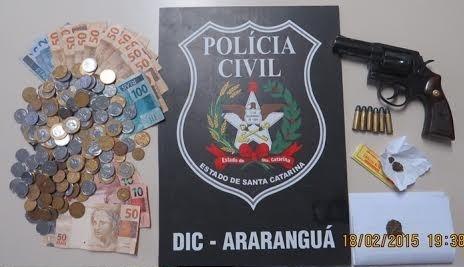 Adolescente é apreendido por tráfico e porte ilegal de arma de fogo 