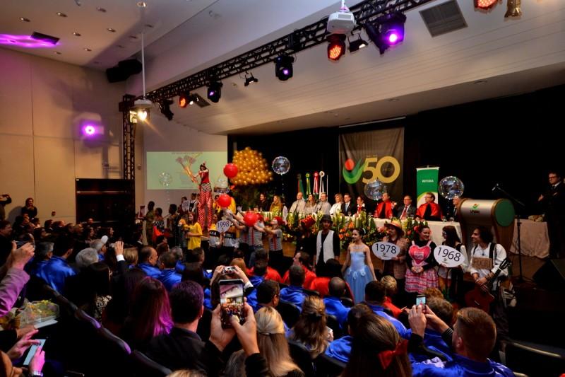 Passado, presente e futuro reunidos para comemorar os 50 anos da Unesc
