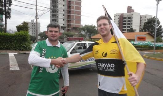 Galera do Tigre já marca presença em Chapecó