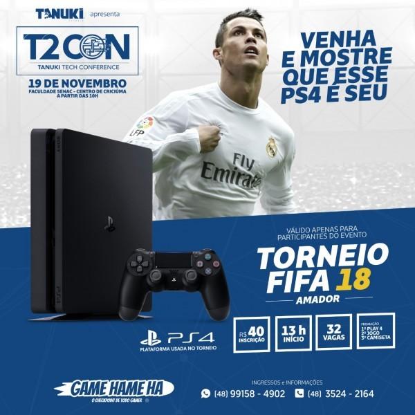 Torneio Amador De Fifa 18 - Na T2con