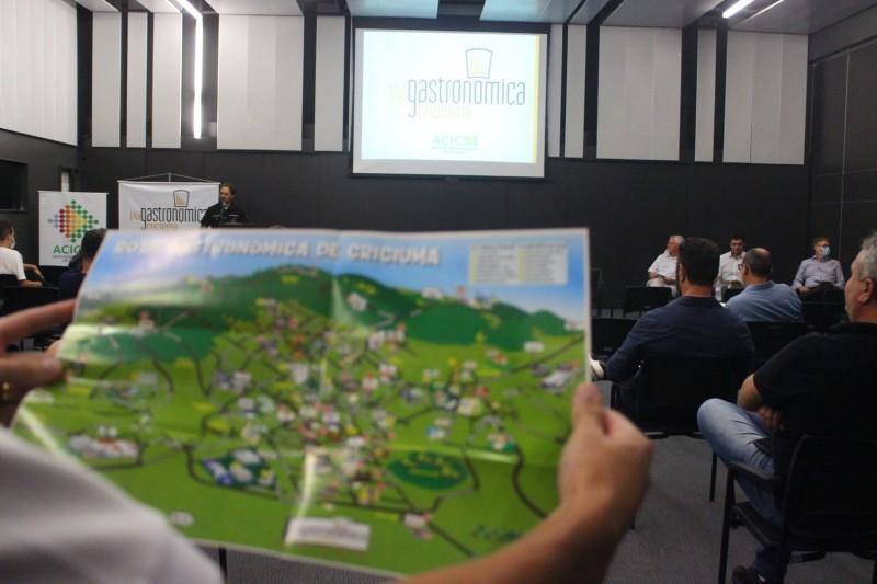 Criciúma ganha mapa gastronômico para orientar turistas