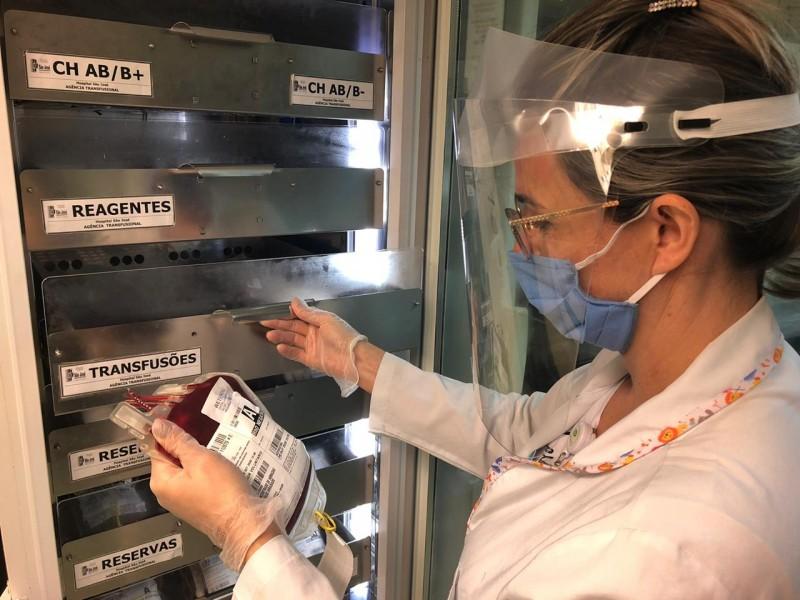 Banco de sangue do Hospital São José é grande aliado na manutenção da vida