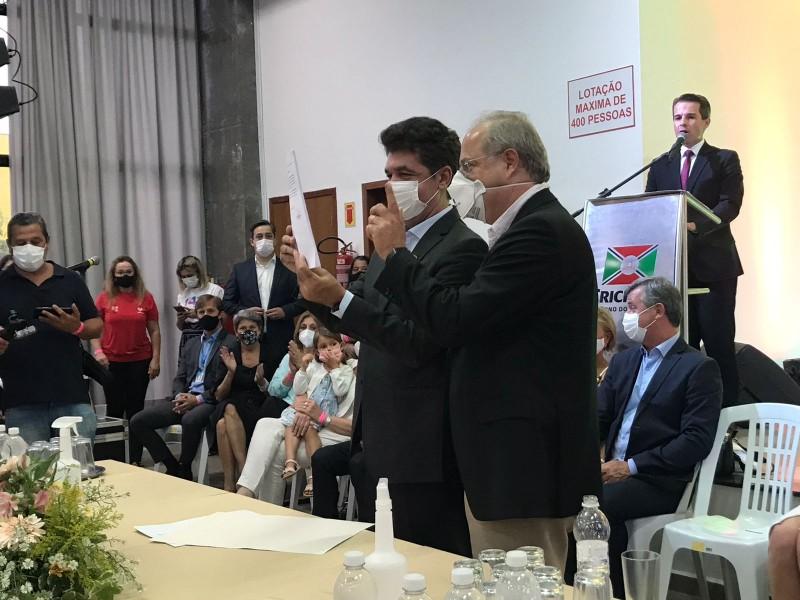 Criciúma e Satc assinam contrato para elaboração do projeto de ampliação da Mina de Visitação 