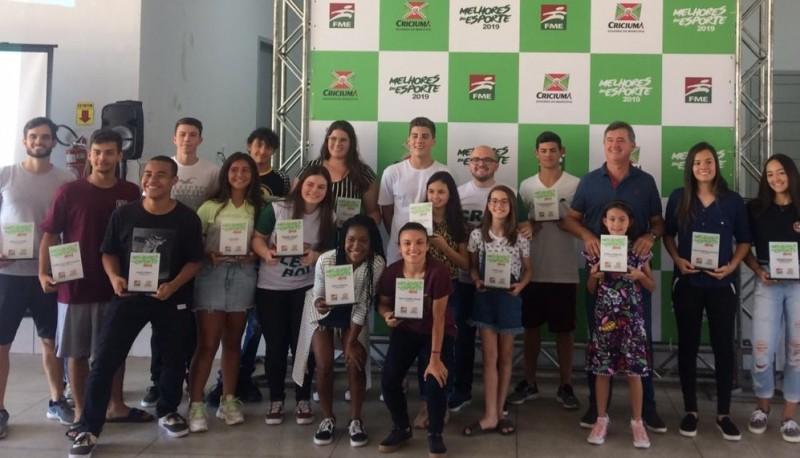 Destaques criciumenses são conhecidos no Melhores do Esporte 2019