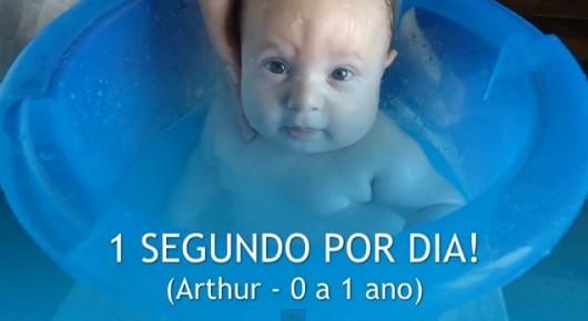 Um ano de vida catalogado em pouco mais de quatro minutos de vídeo