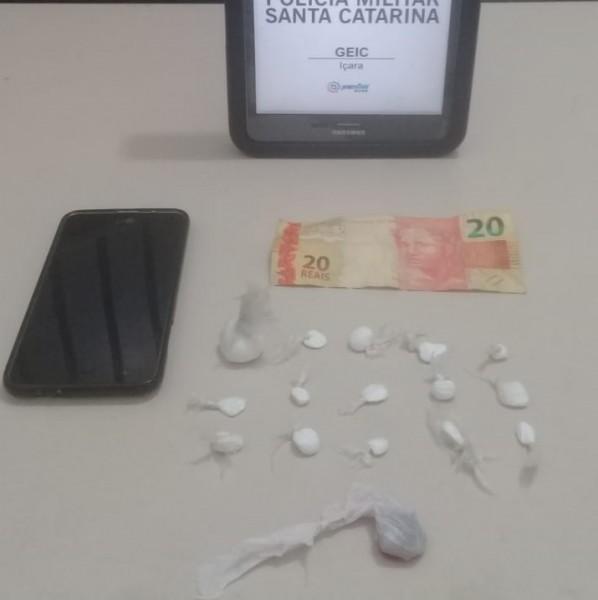 Dois são detidos por tráfico de drogas em Içara