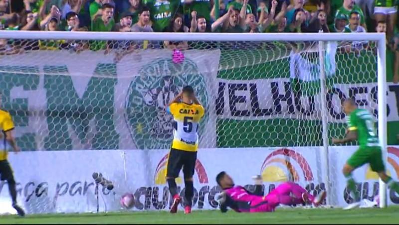 Com gol contra de Sueliton, Tigre perde para o Verdão do Oeste