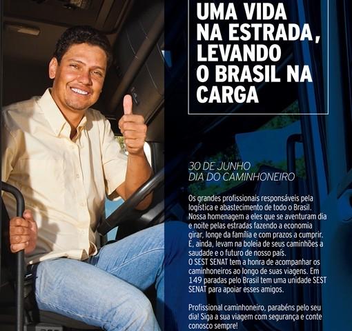 Sest Senat de Criciúma promove ação em alusão ao Dia do Caminhoneiro